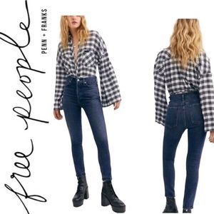 We the Free by Free People, Straight Leg Jean, Size 27,  Medium Wash